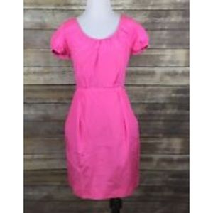 J crew hot pink party dress